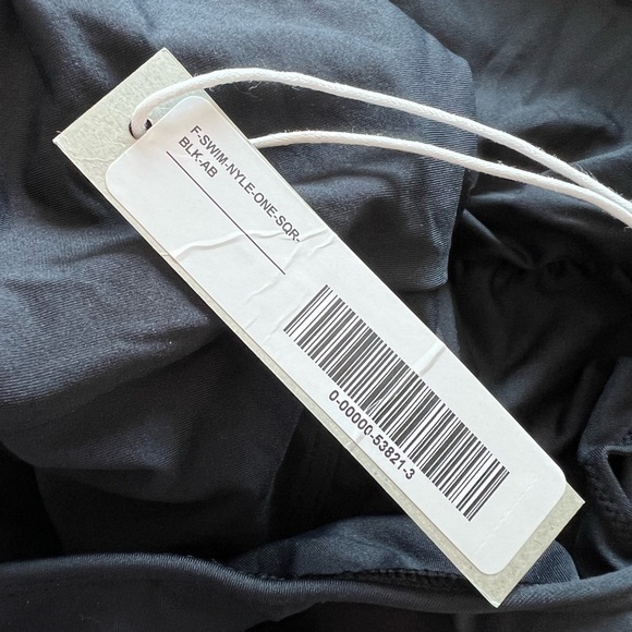 NWT Everlane The Square Neck One Piece Swimsuit in Black Size XXL - Picture 14 of 16